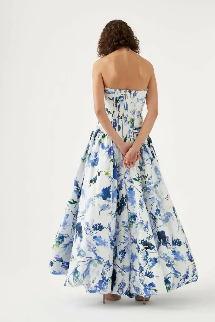 Aje Bubble Hem Maxi Gown