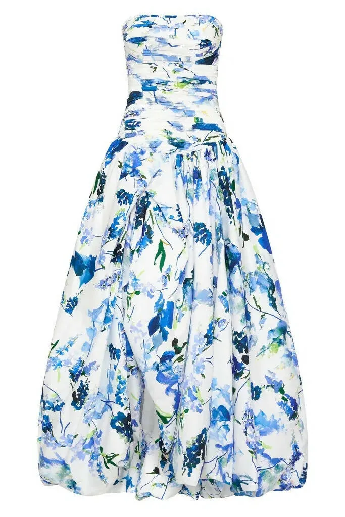 Aje Bubble Hem Maxi Gown
