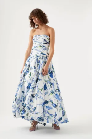 Aje Bubble Hem Maxi Gown