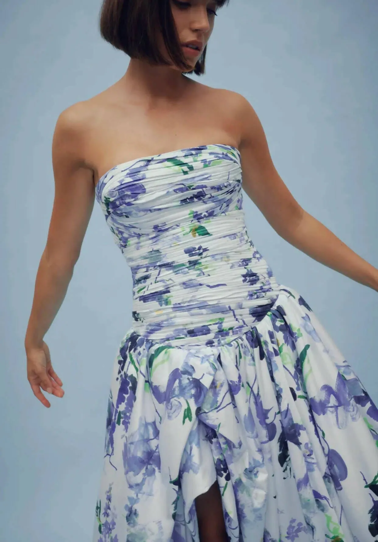 Aje Bubble Hem Maxi Gown