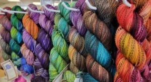 Black and White and Dyed All Over Yarn