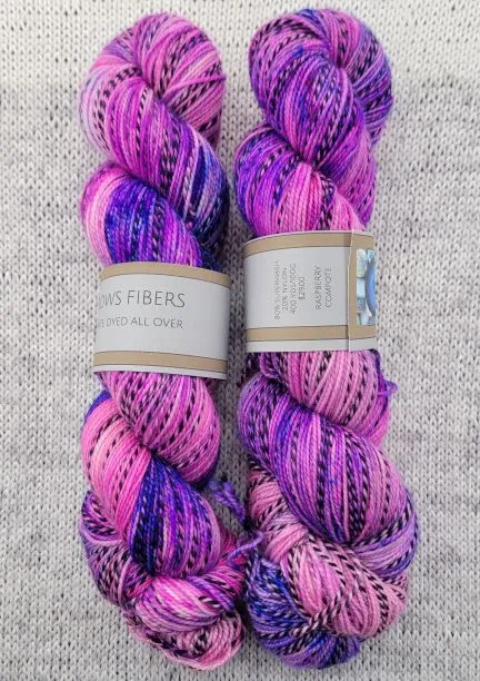 Black and White and Dyed All Over Yarn