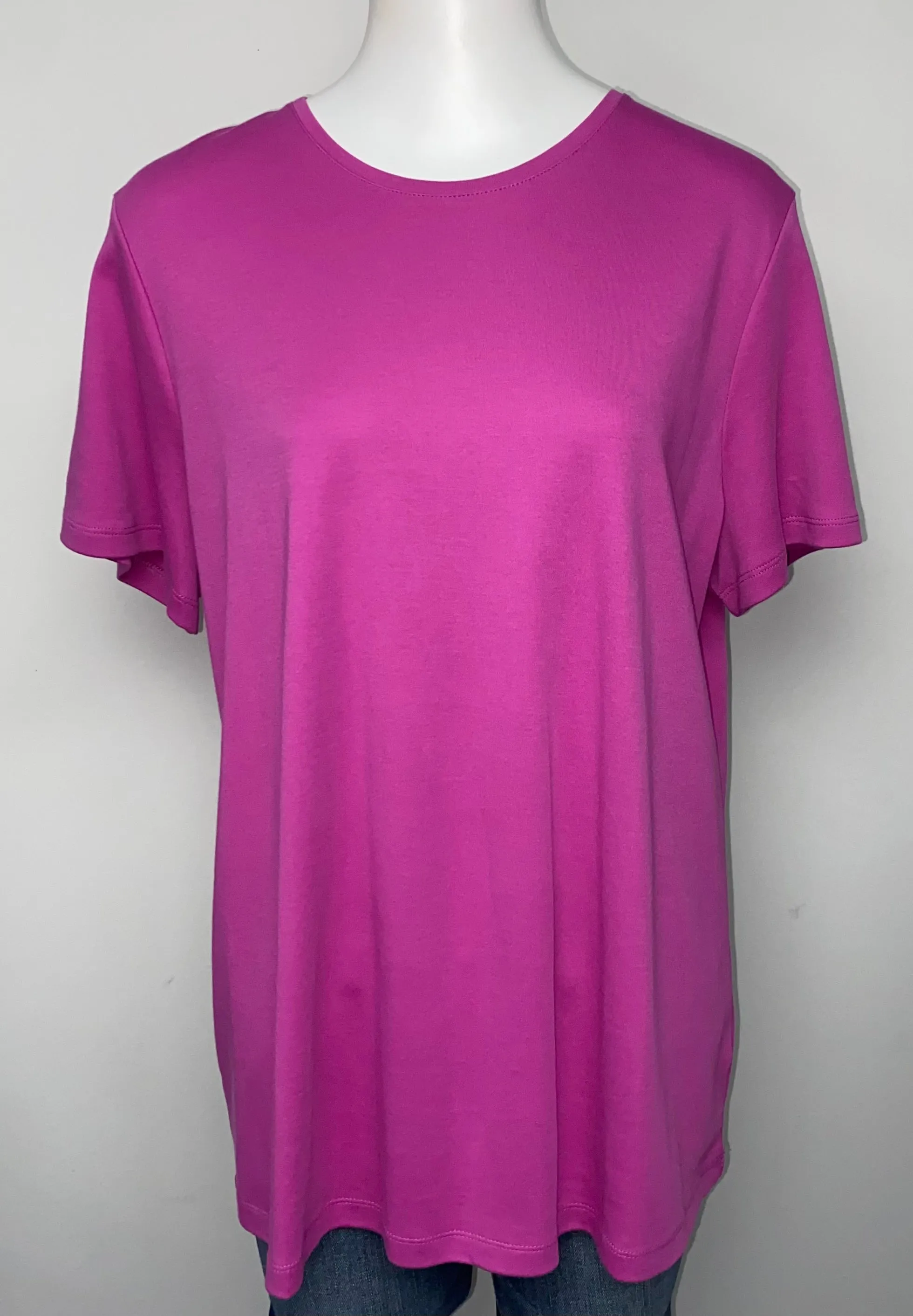 Croft & Barrow Crew Tee NEW!- (1X)
