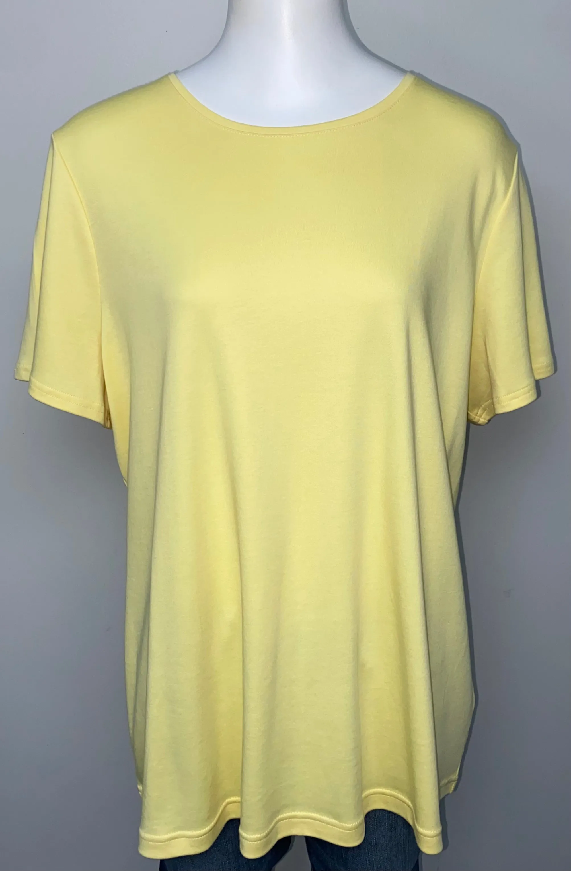 Croft & Barrow Crew Tee NEW!- (1X)