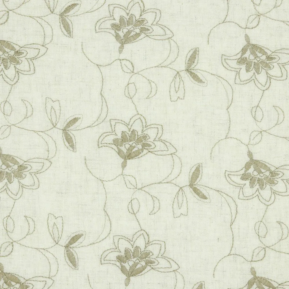 Embroidered Linen Viscose