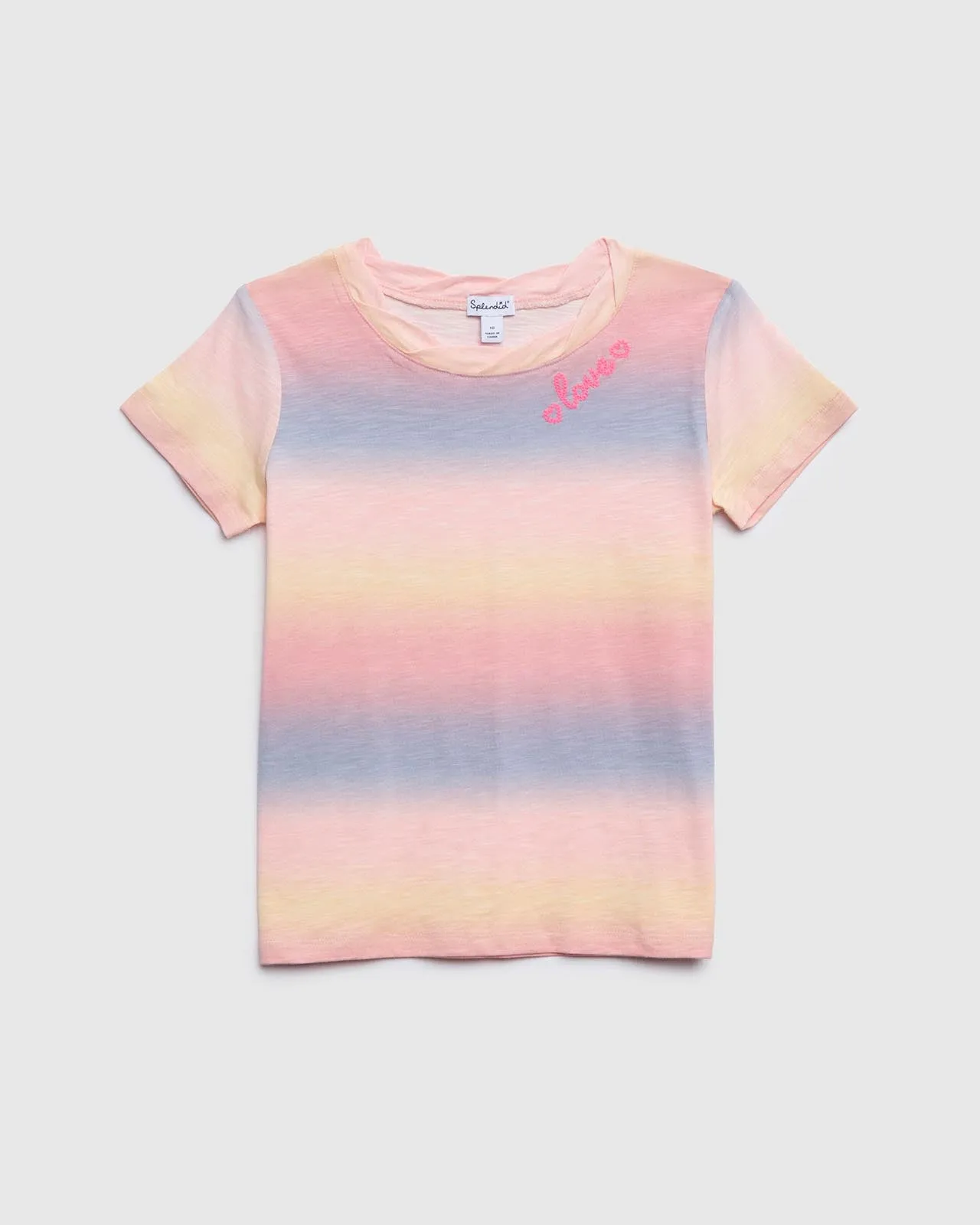 Girls Ombre Spray Short Sleeve Tee