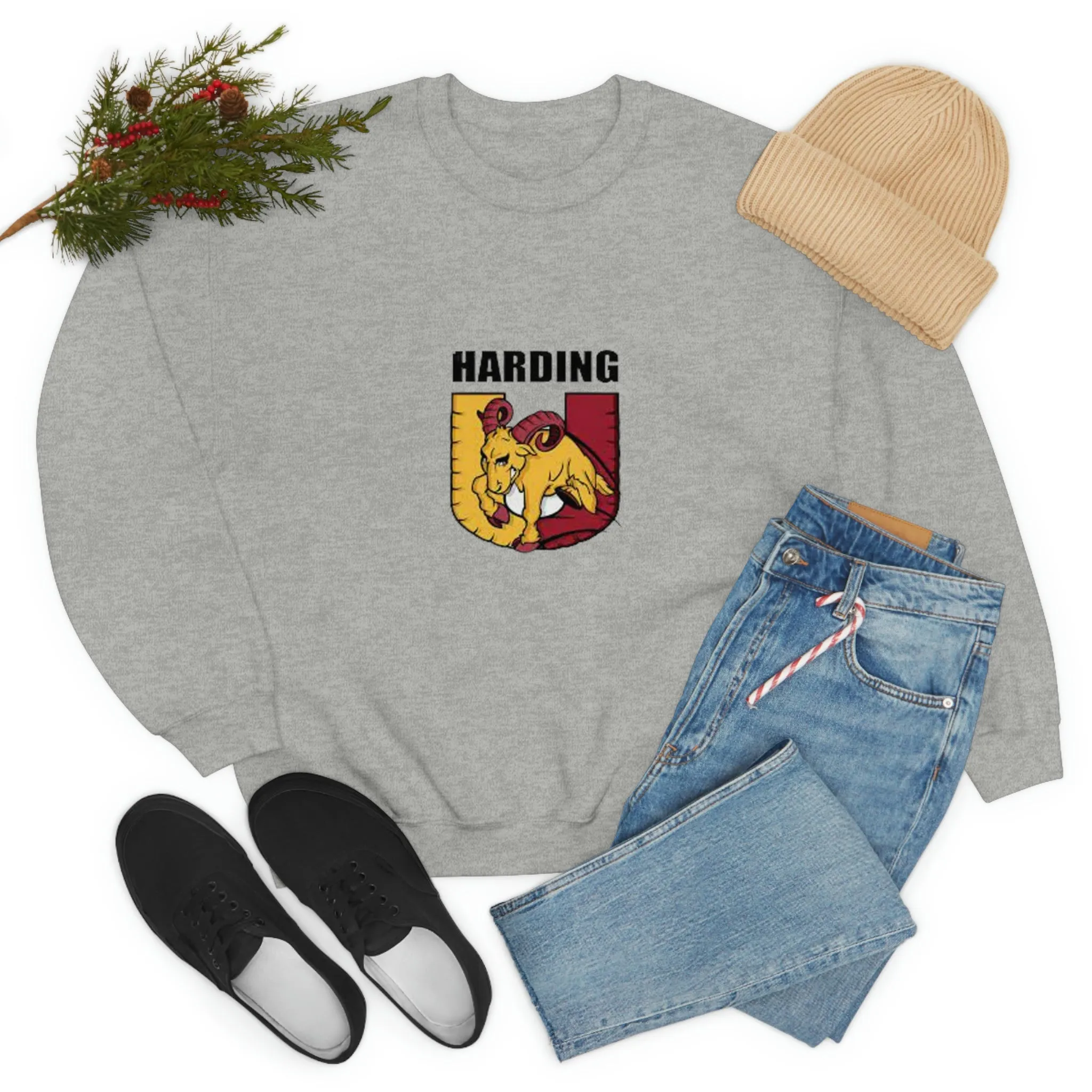 Harding University Unisex Heavy Blend™ Crewneck Sweatshirt