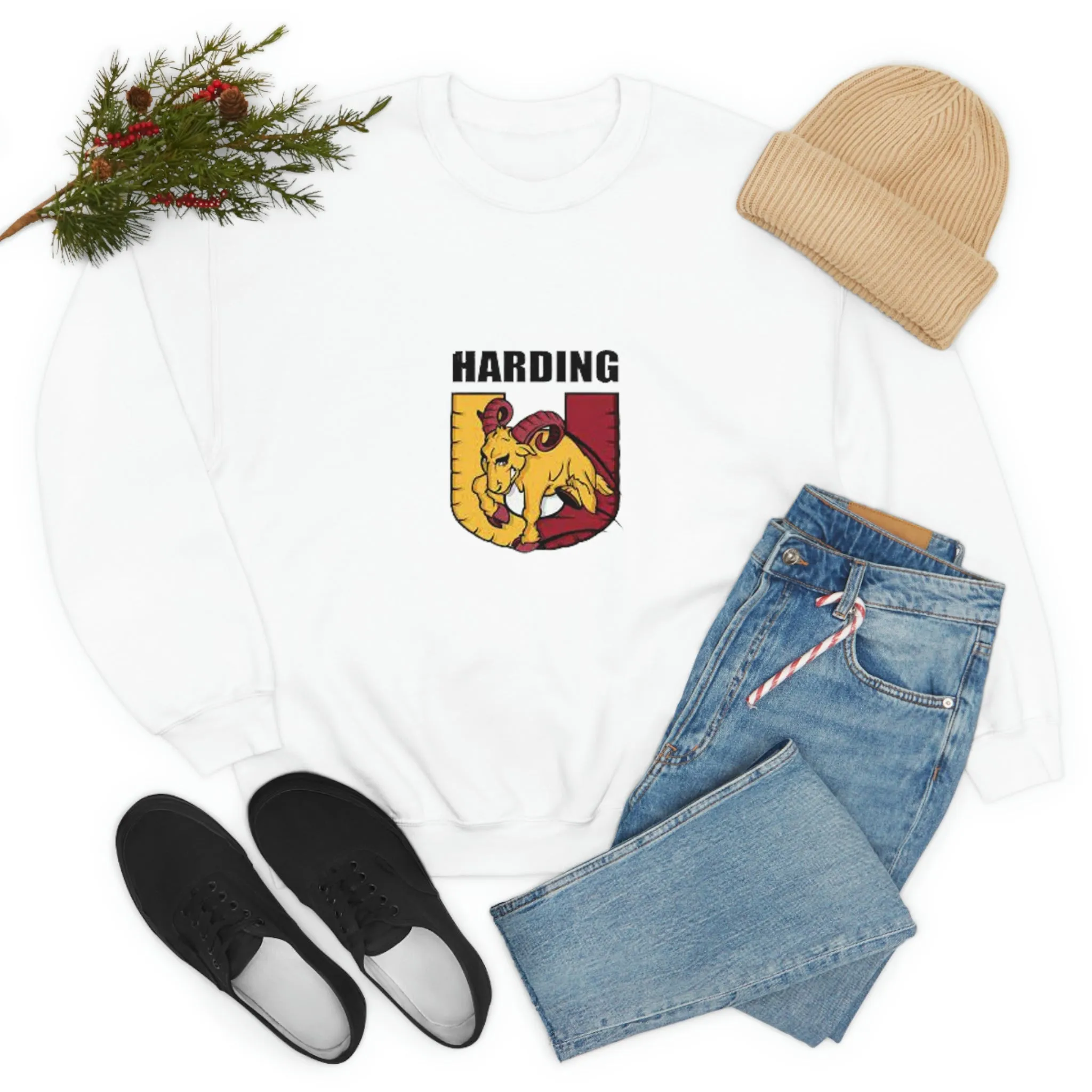 Harding University Unisex Heavy Blend™ Crewneck Sweatshirt