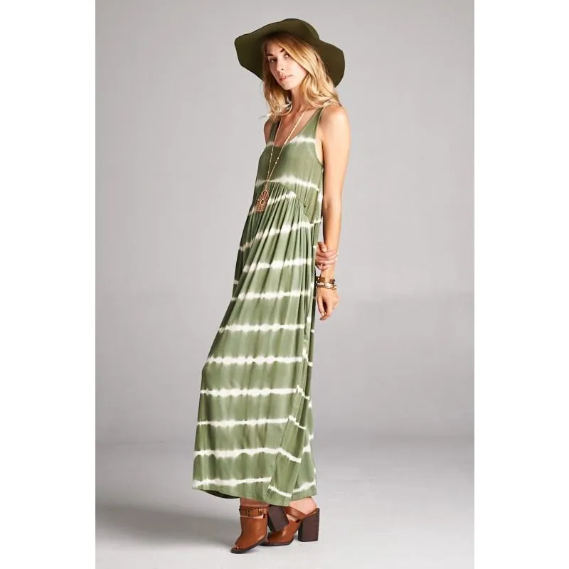 Hayden Tie Dye Maxi Dress