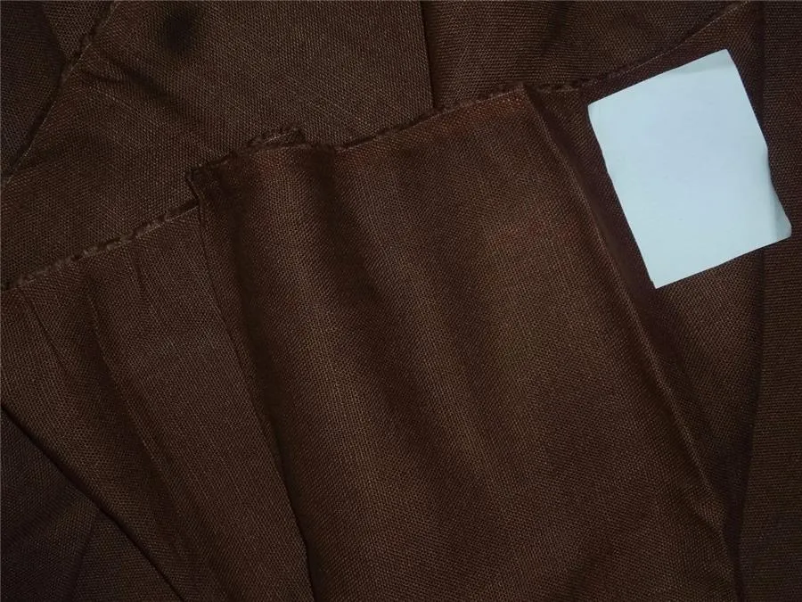 Heavy Linen Bown Color Fabric 58&quot;