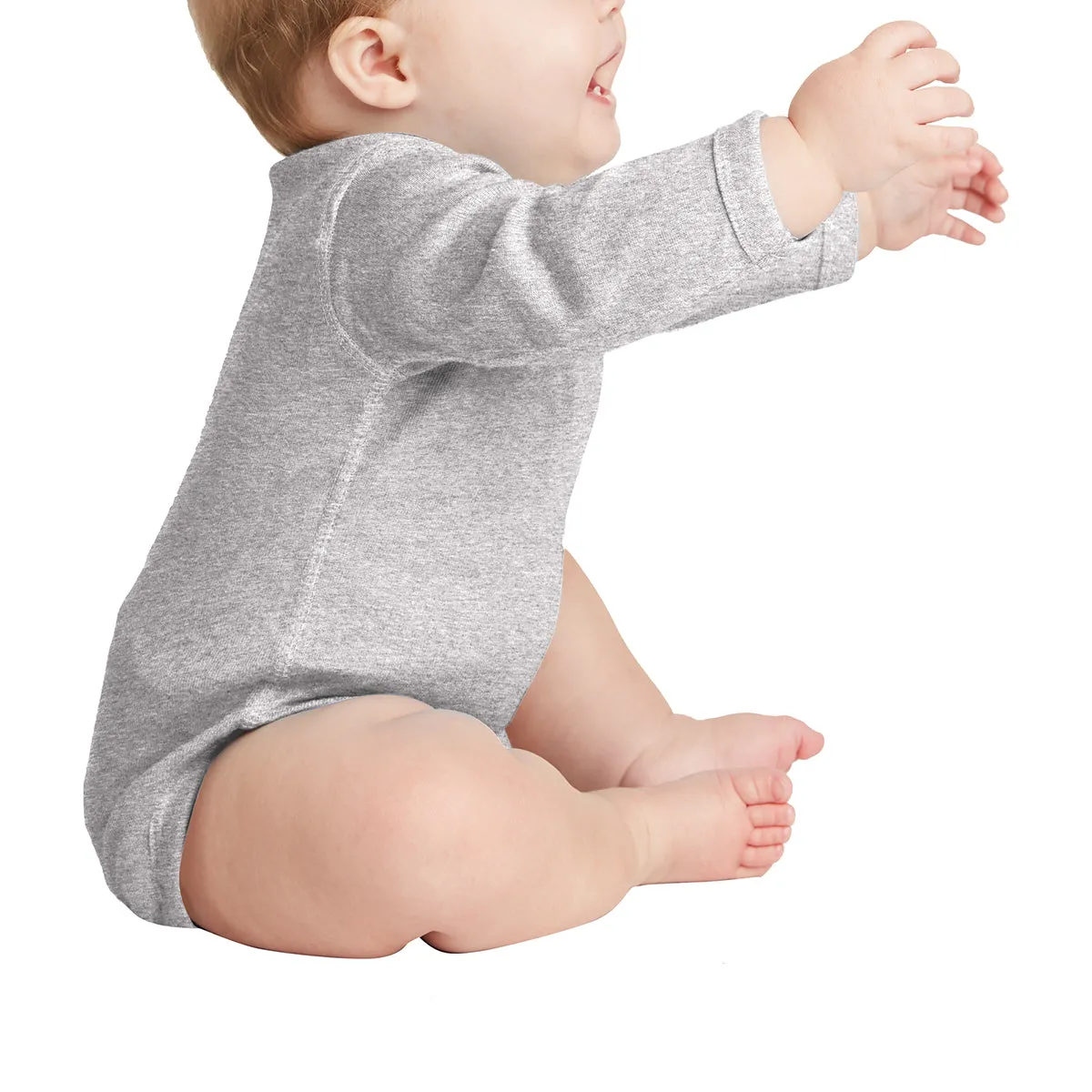 Infant Long Sleeve Baby Rib Bodysuit