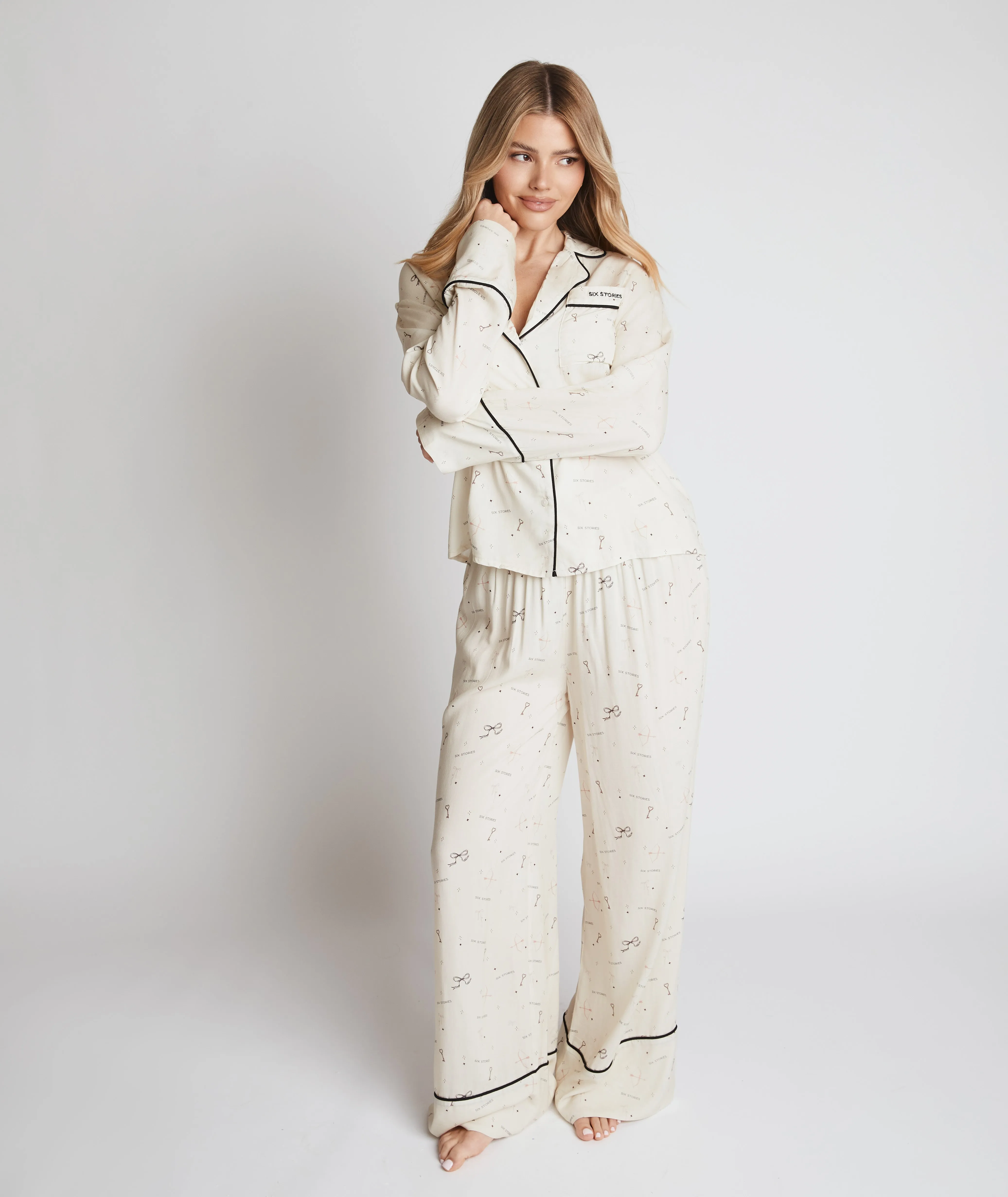 Limited Edition Long Sleeve Wide Leg Pyjama Set