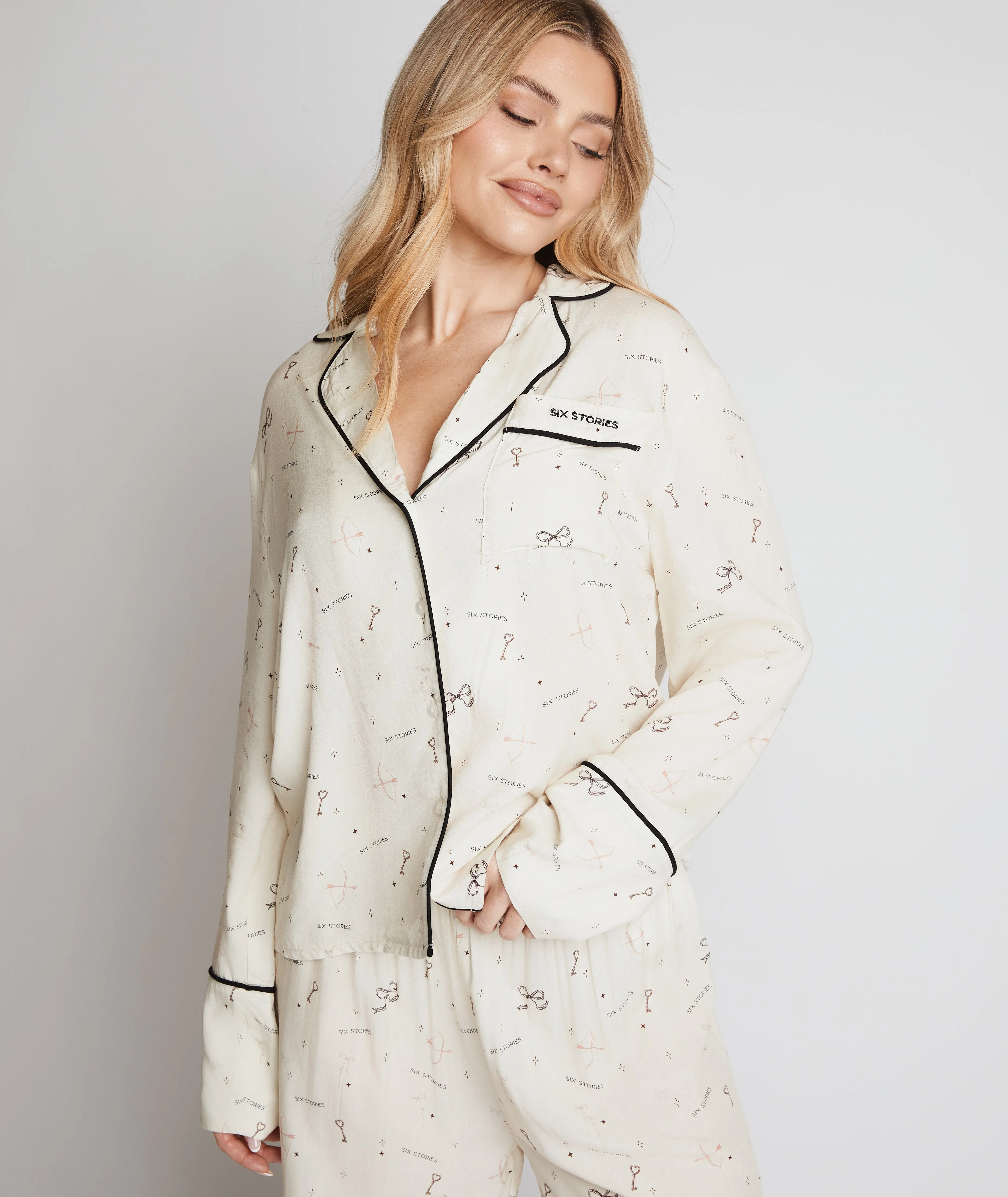 Limited Edition Long Sleeve Wide Leg Pyjama Set