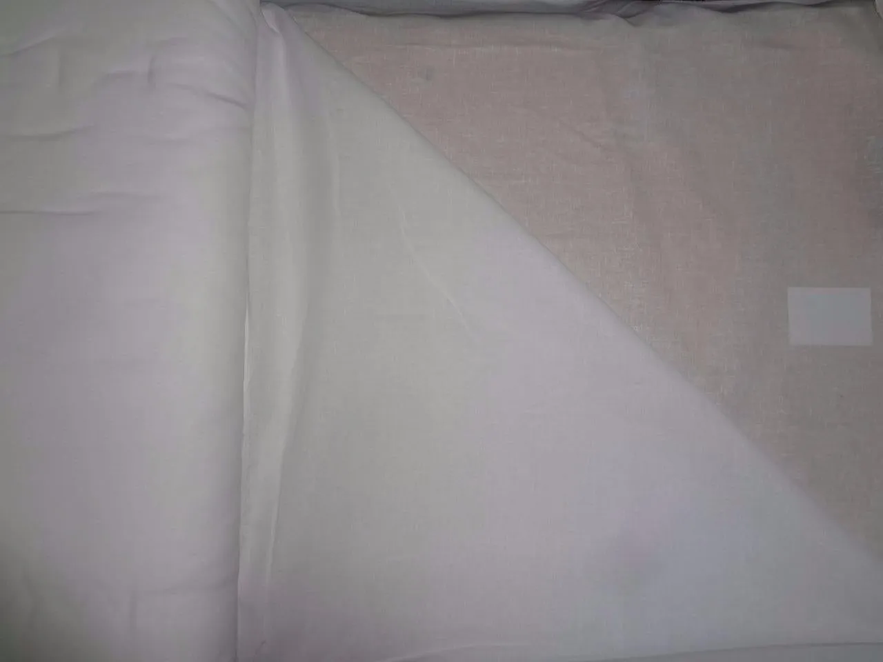 LINEN WITH SLUB 58&quot;INCHES white colour
