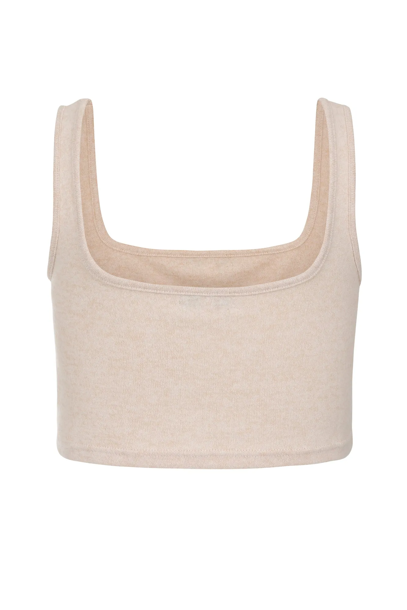 Lounge Square Neck Crop Top [Final Sale]