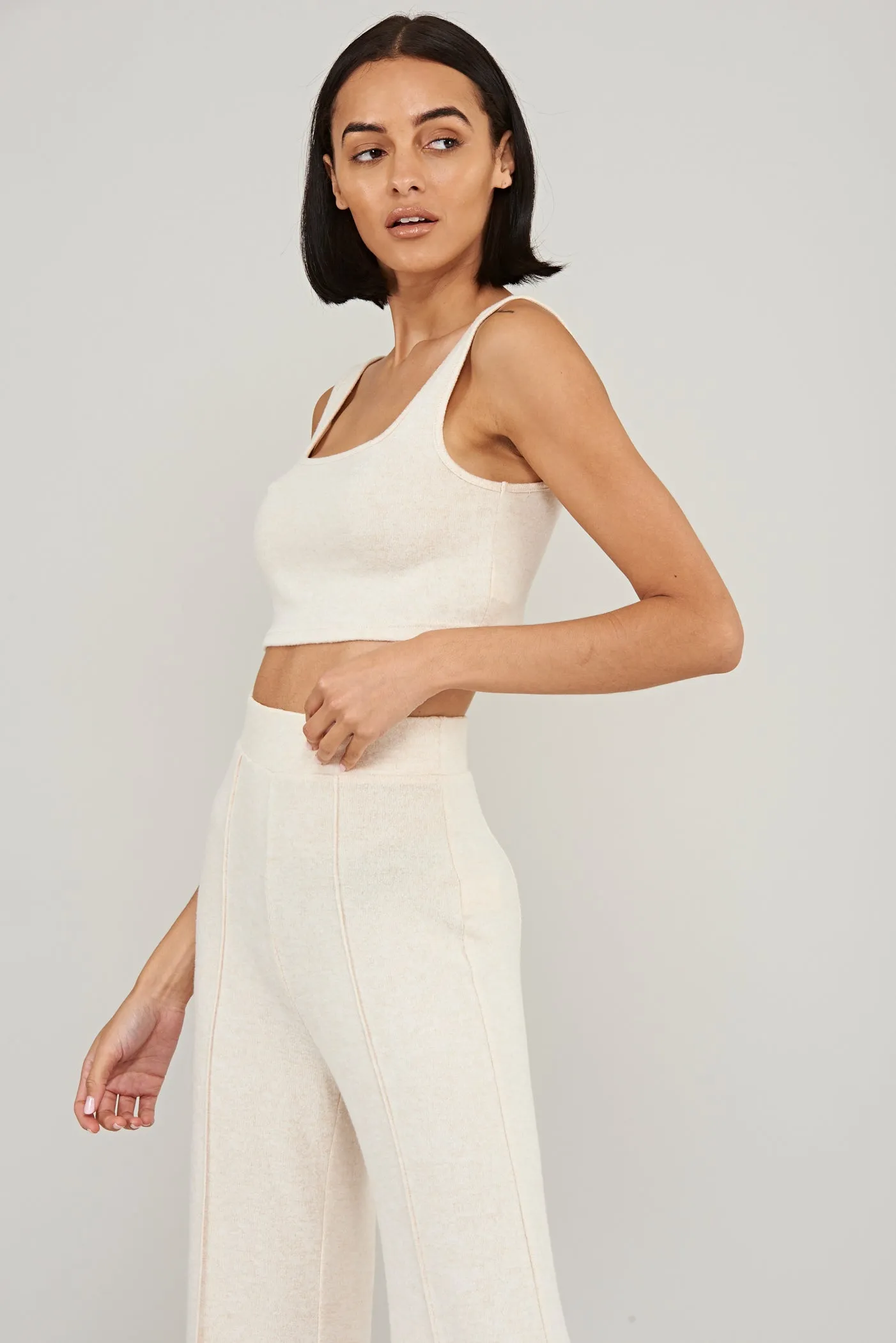 Lounge Square Neck Crop Top [Final Sale]