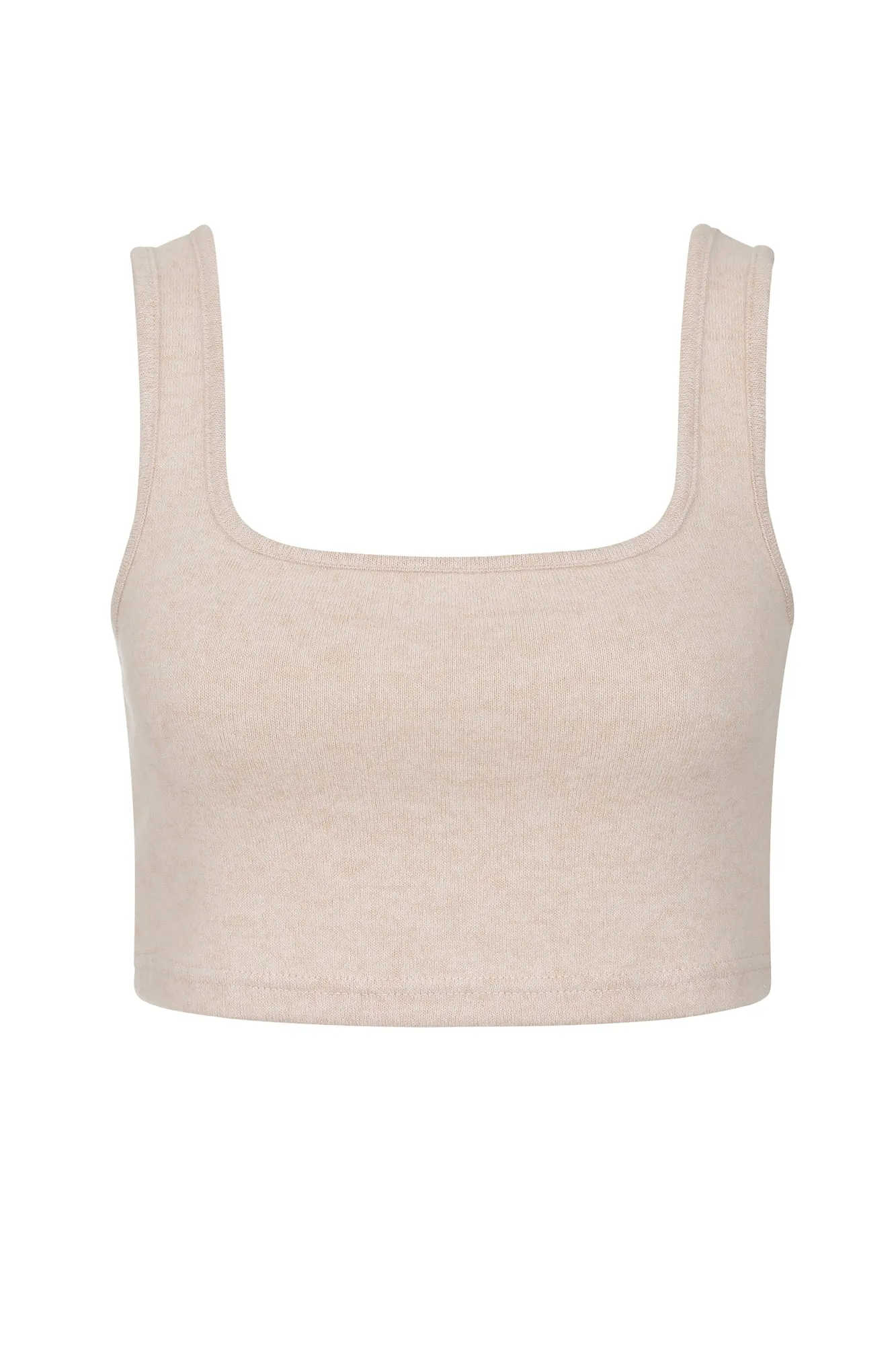 Lounge Square Neck Crop Top [Final Sale]