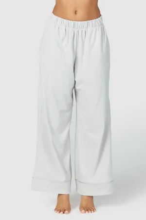 Luxury Embossed Pajama Trousers - Frost