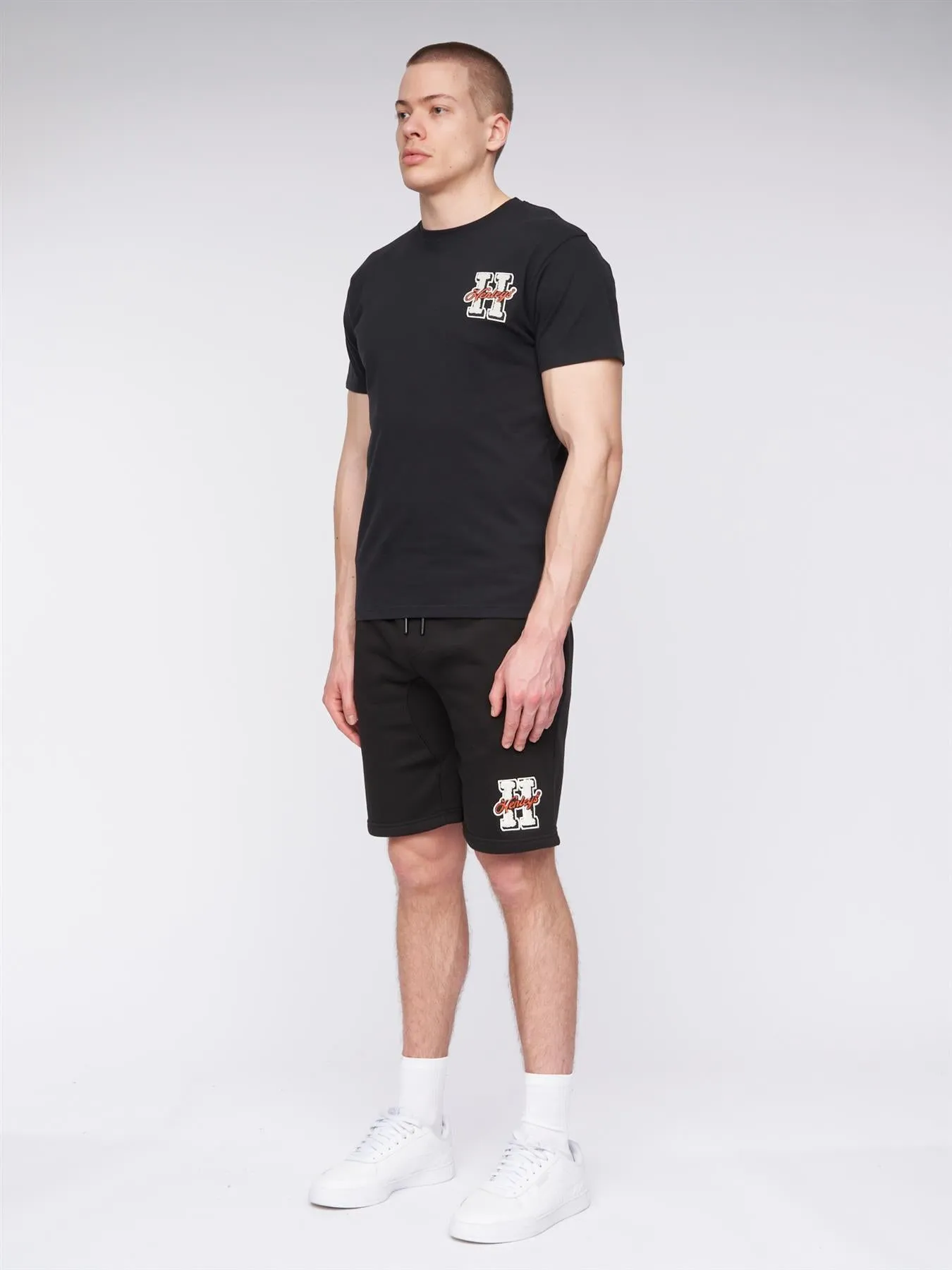 Mens Aitchen Jog Shorts Black