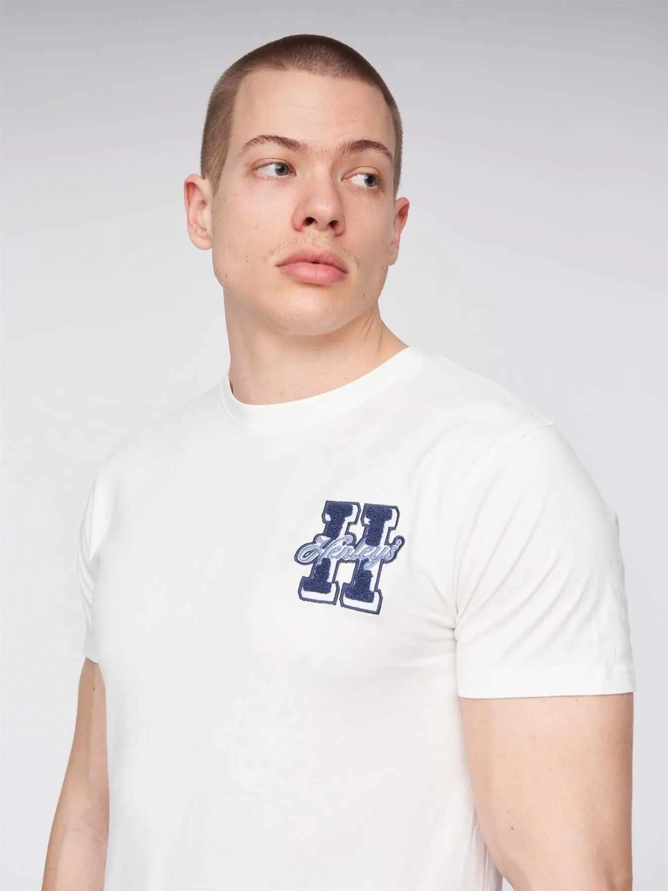 Mens Aitchen T-Shirt Off White