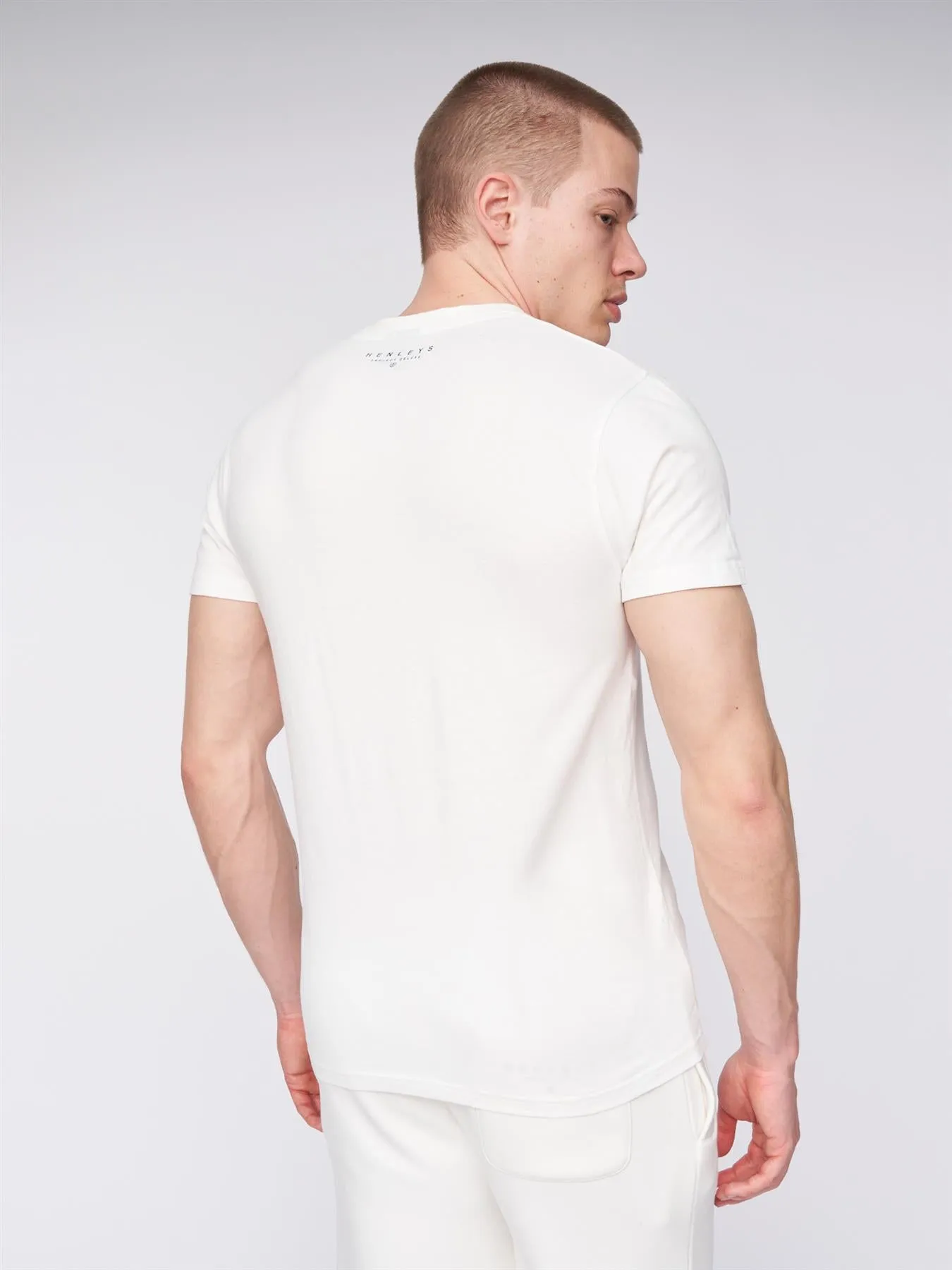 Mens Aitchen T-Shirt Off White