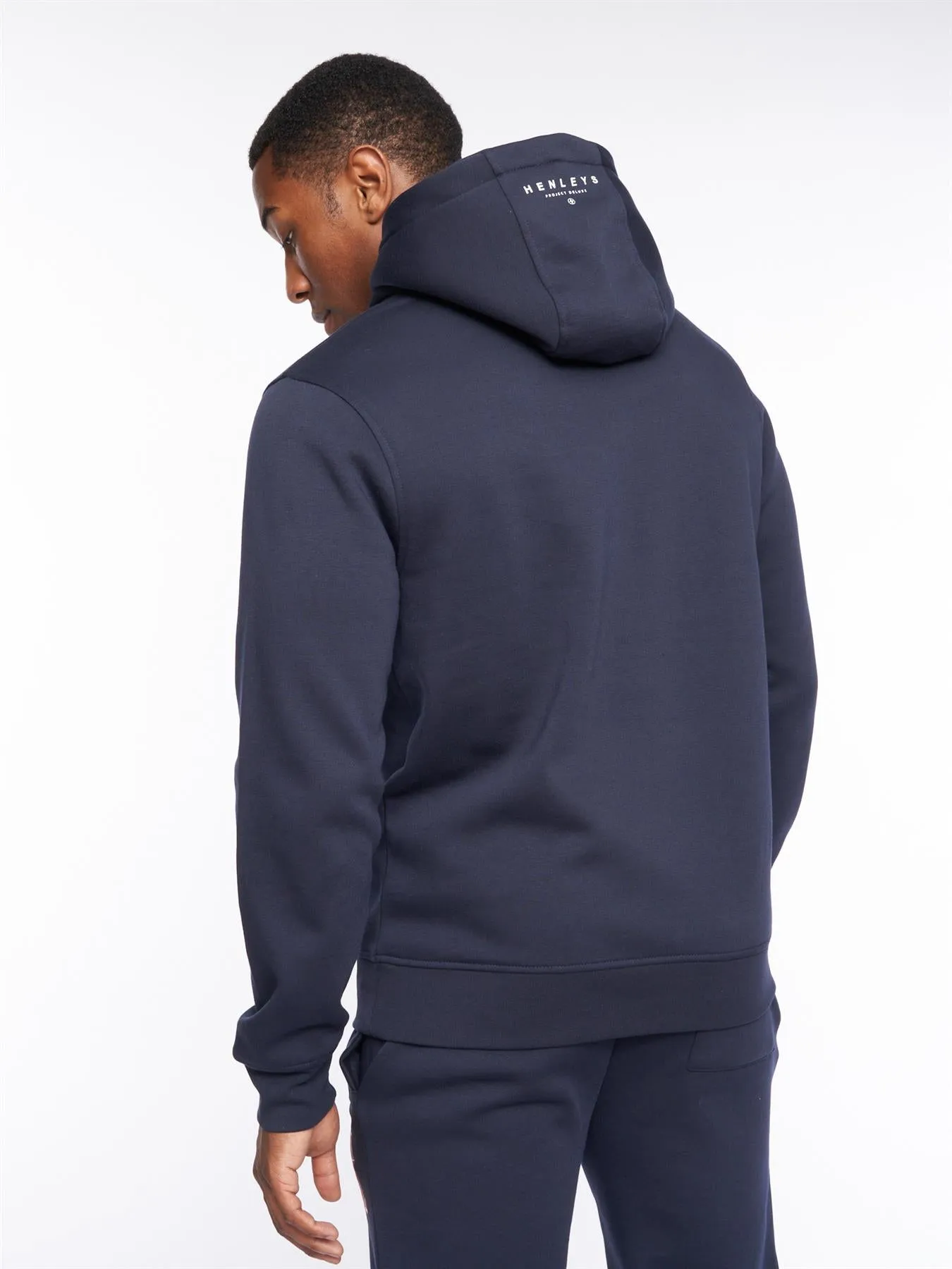 Mens Belton Hoodie Navy