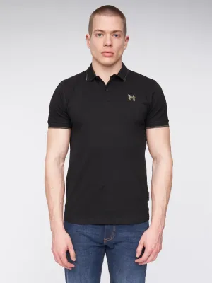 Mens Henflare Polo Black