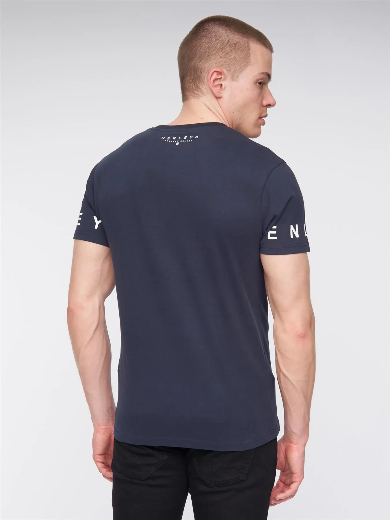 Mens Henflare T-Shirt Navy