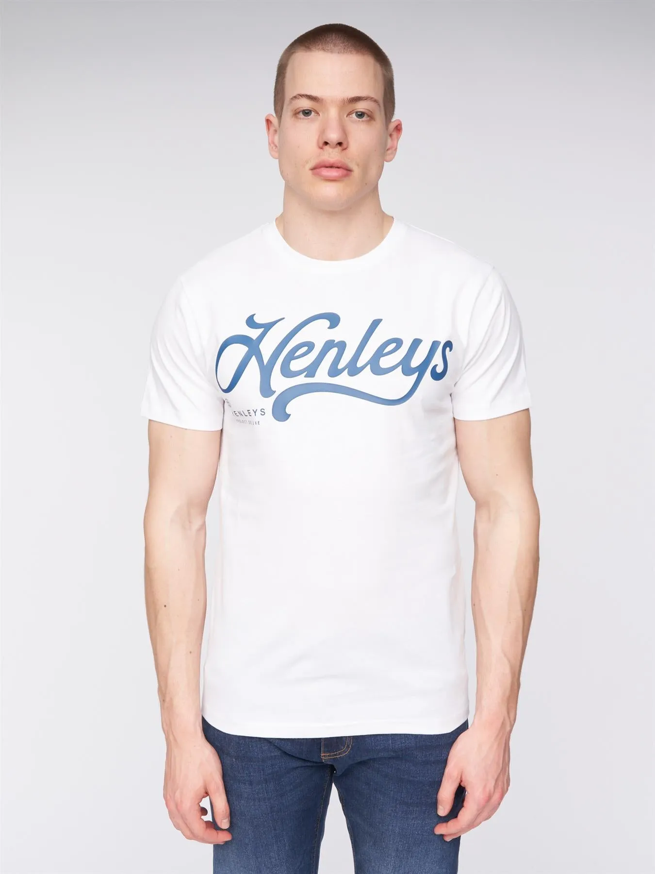 Mens Scripthen T-Shirt White