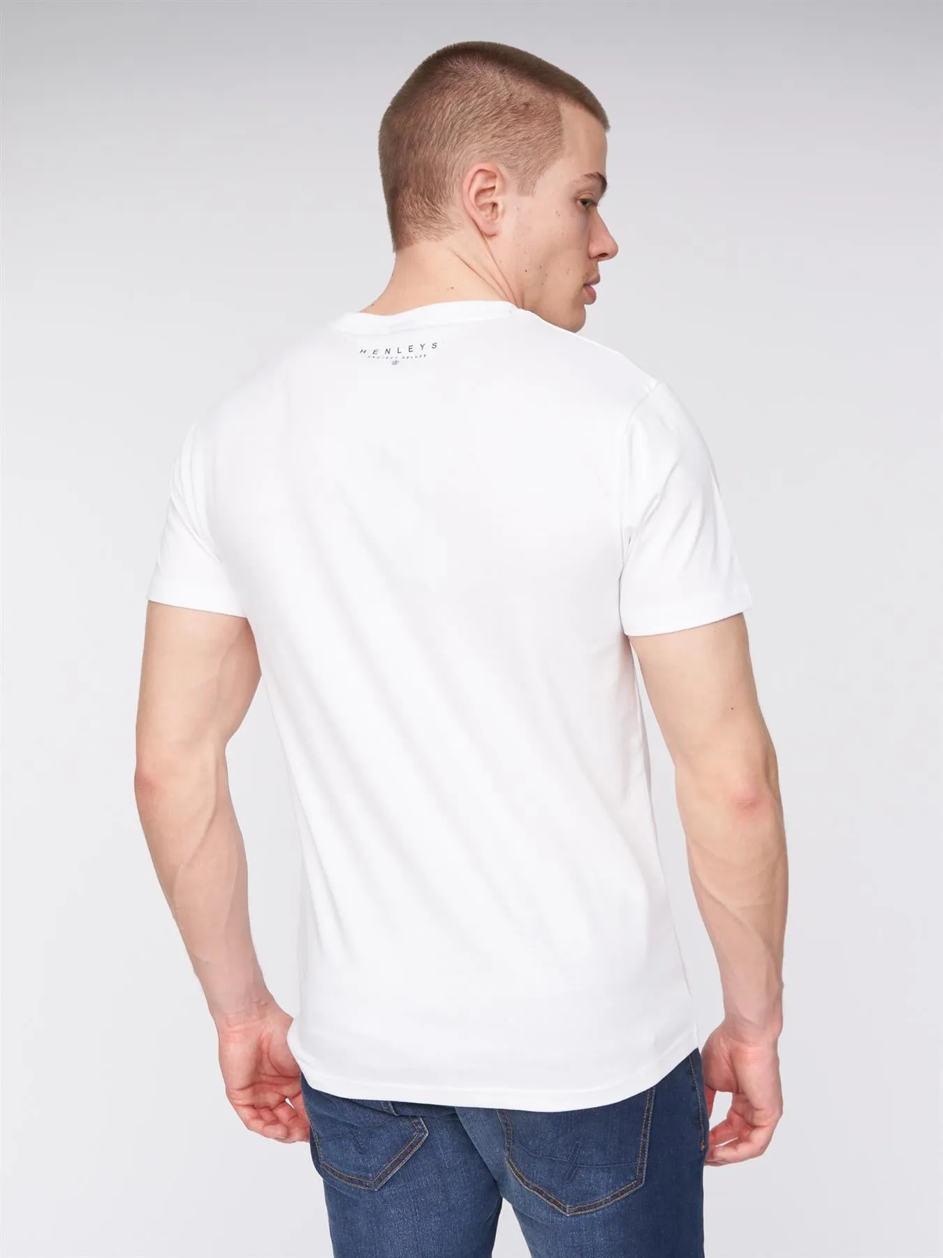 Mens Scripthen T-Shirt White
