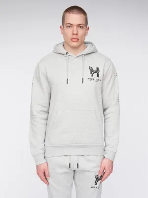 Mens Tapehen Hoodie Grey Marl