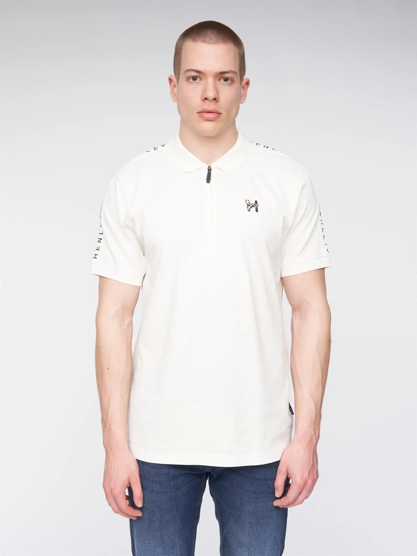 Mens Tapehen Polo White