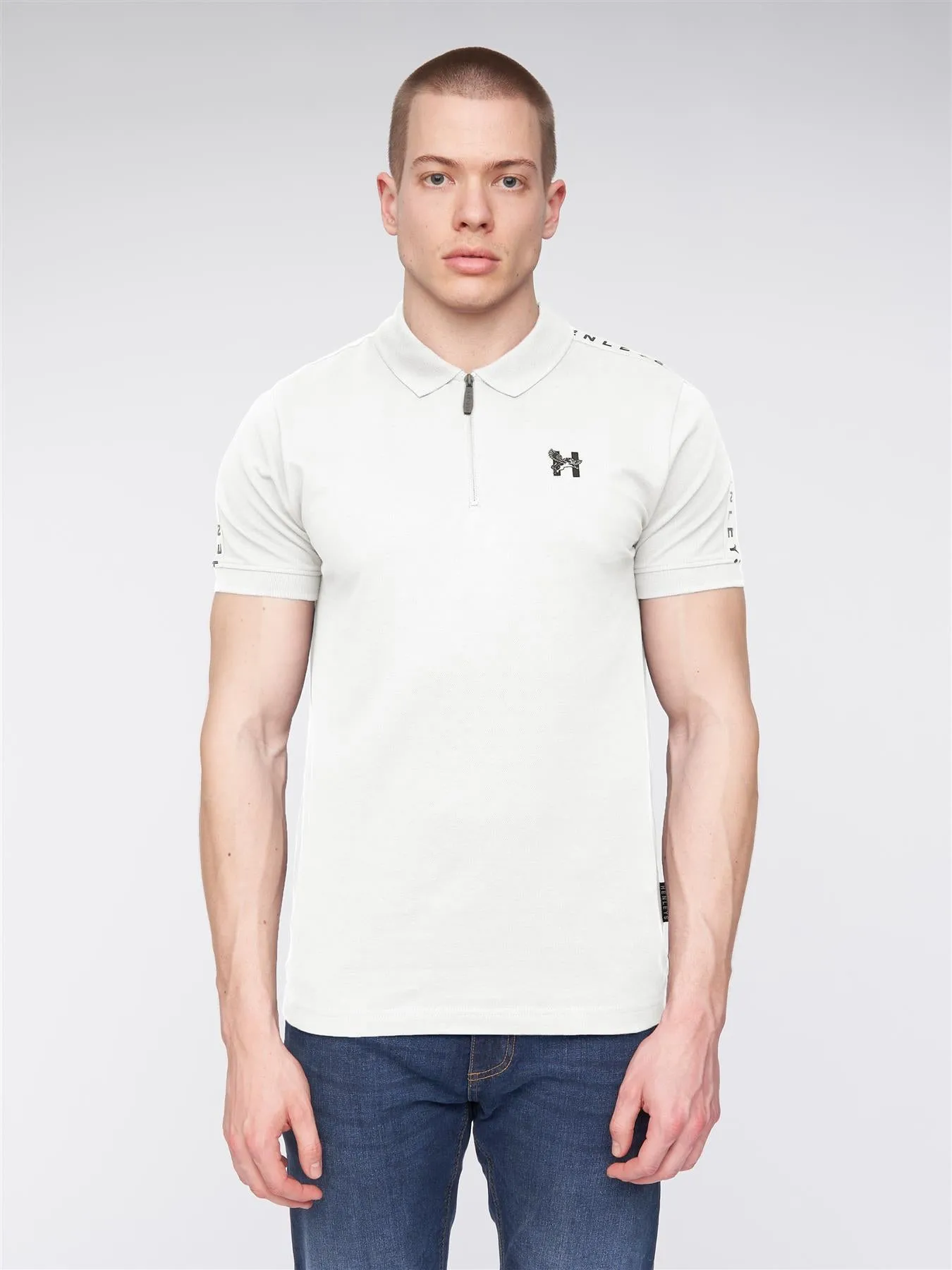 Mens Tapehen Polo White
