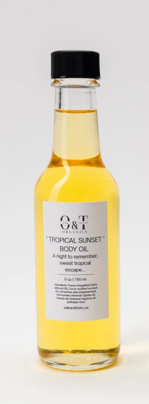 Oak & Tonic Organics | Tropical Sunset Body Oil 150ml