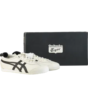 Onitsuka Tiger White Mexico 66 Unisex Leather Trainers White/black UK 4.5 EU 38 👠