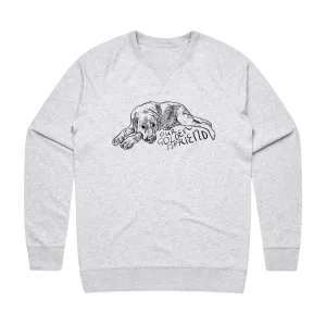Our Golden Friend / Grey Crew Sweater