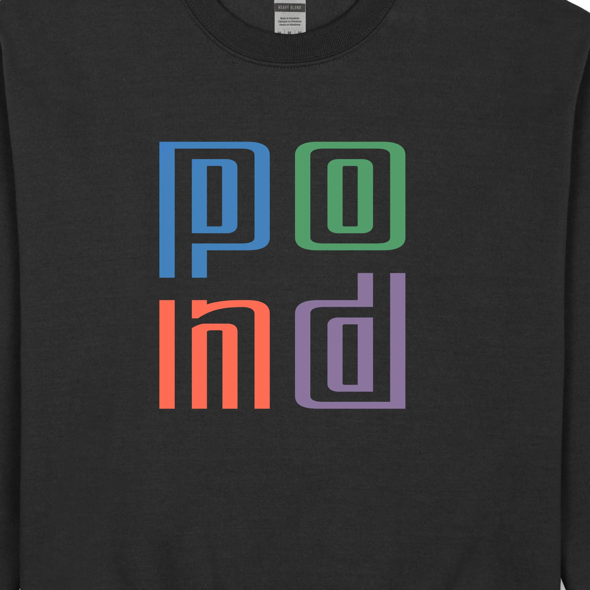 Pond DLX / Black Crewneck Sweater   sticker