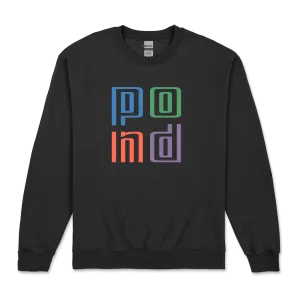 Pond DLX / Black Crewneck Sweater   sticker