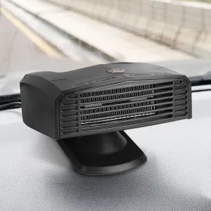 Portable Car Heater Heating Fan 2-in-1 Defroster Defogger Demister Windshield Heater