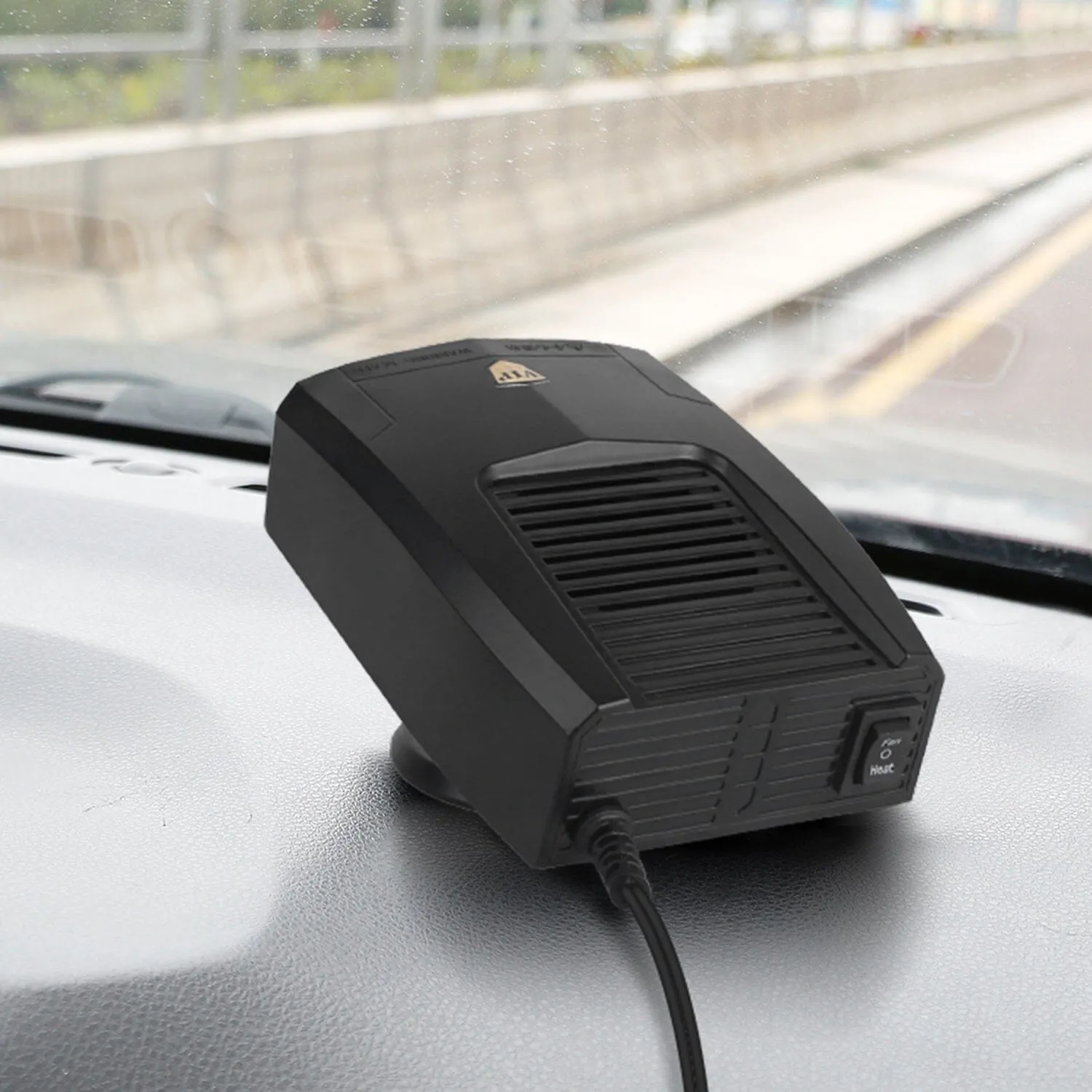 Portable Car Heater Heating Fan 2-in-1 Defroster Defogger Demister Windshield Heater