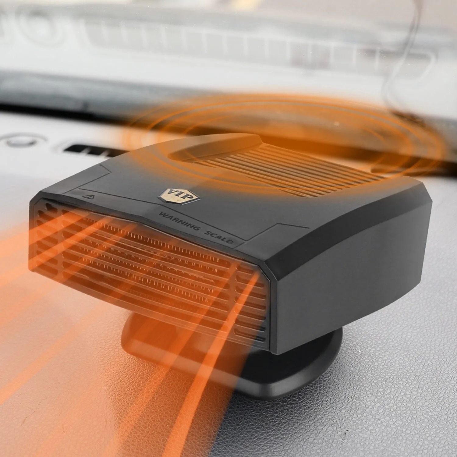 Portable Car Heater Heating Fan 2-in-1 Defroster Defogger Demister Windshield Heater
