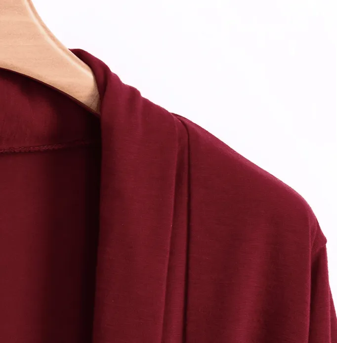 RAE’S RUCHED CARDIGAN