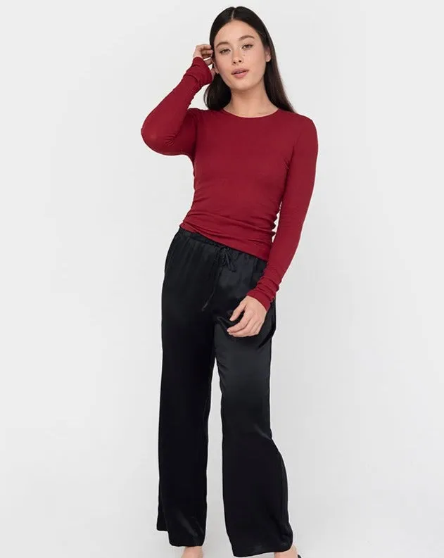 Rib Long Sleeve Crew