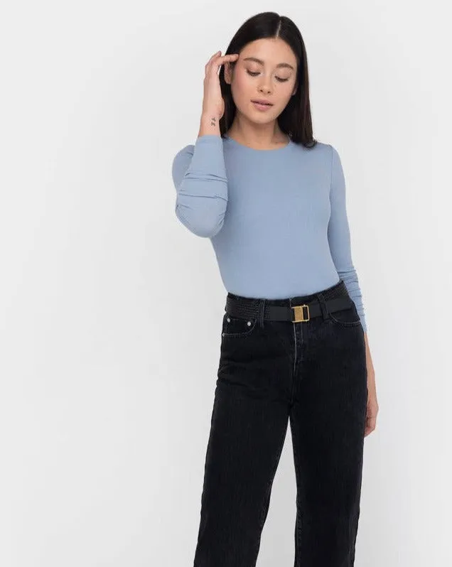 Rib Long Sleeve Crew