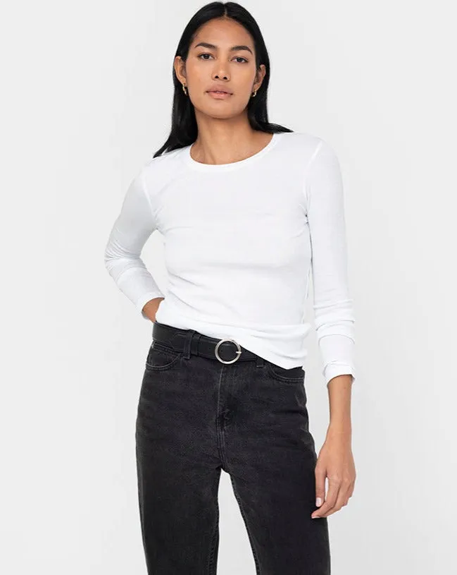 Rib Long Sleeve Crew