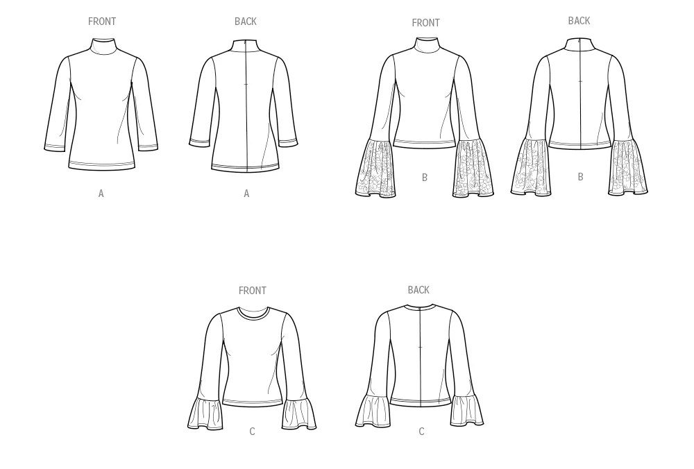Simplicity Sewing Pattern 3003 Knit Tops