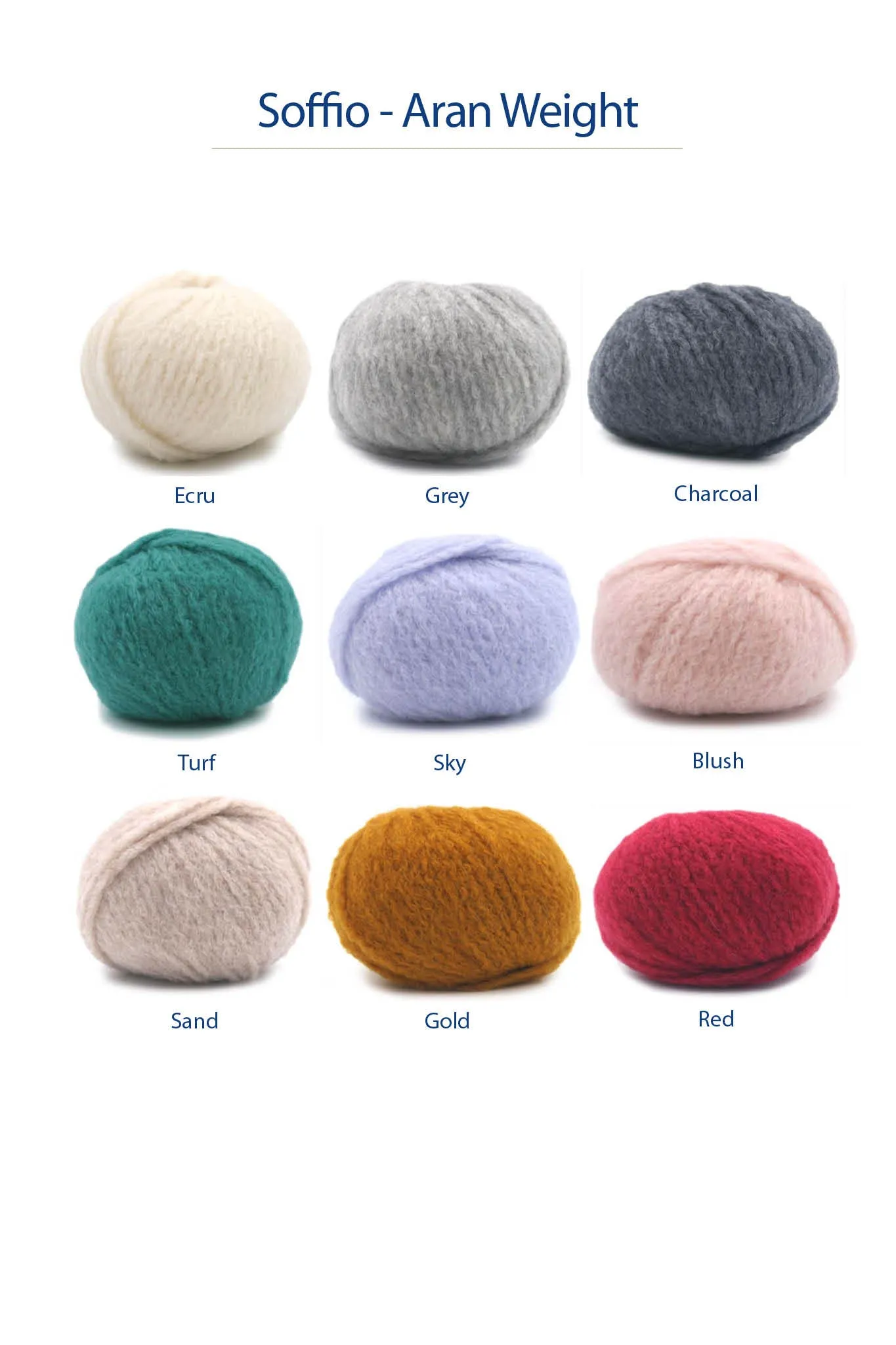 Soffio Wool/Cashmere Yarn from Trendsetter - 18 color options